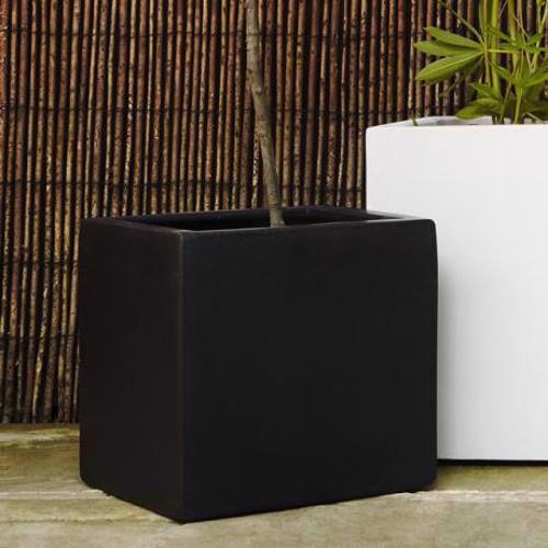 Black and White Cube planters