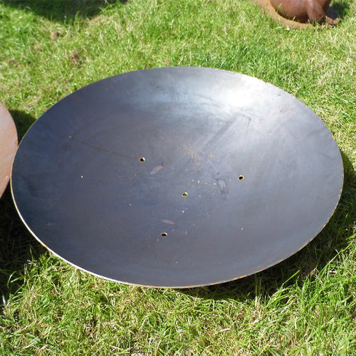 Corten Steel Firebowl with holes