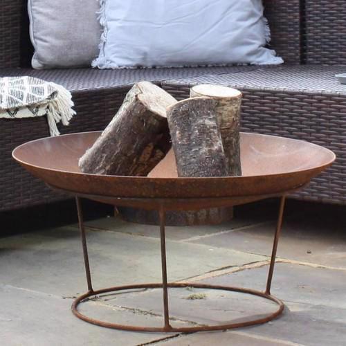 Corten Steel Firebowl stand