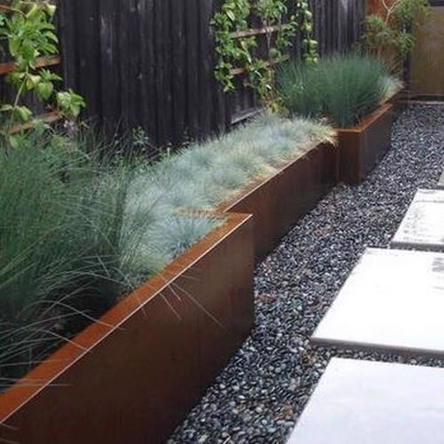 Corten Steel Planter Trough