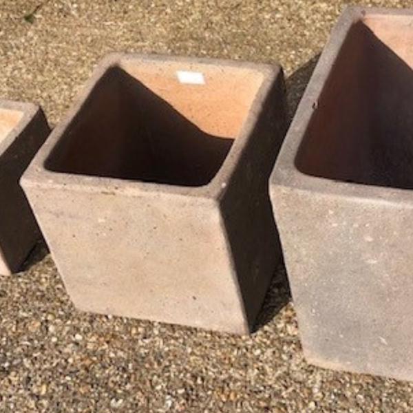Stone Cube Planter