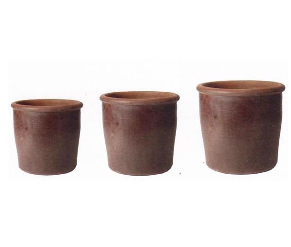 Clay stone-like pots