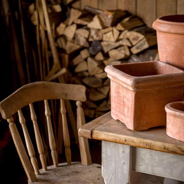 Bay Tree Square Terracotta Pots