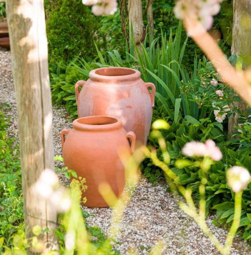 Different Sizes of Garden Terracotta roman pots