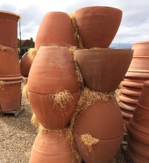 Terracotta Egg Pots Italian