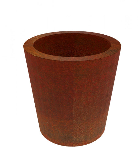 corten steel pot
