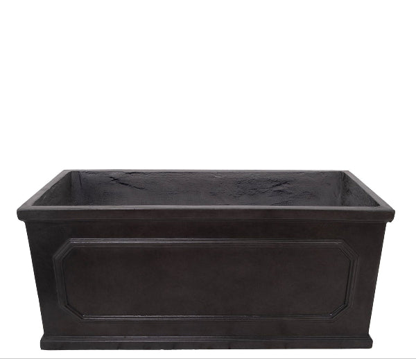 Faux Lead trough planter