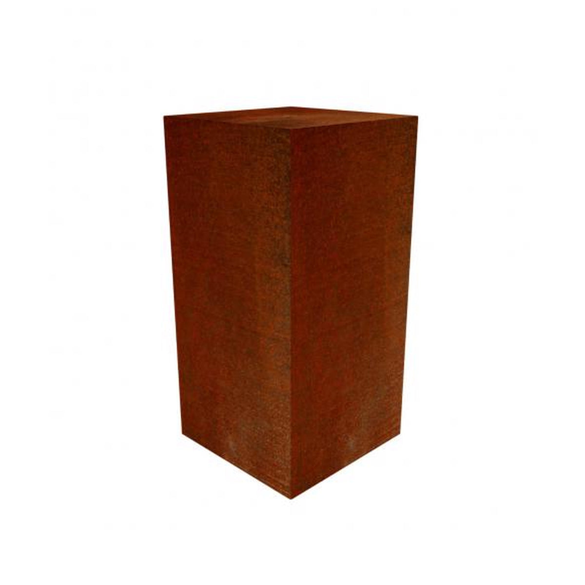 Corten Steel Plinth for rust coloured fire bowl or water bowl