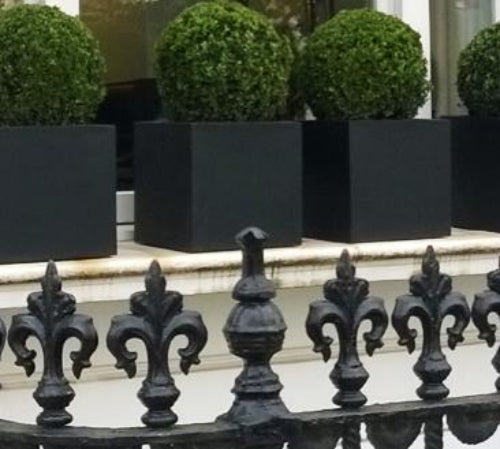 Row of box balls in Nottinghill London